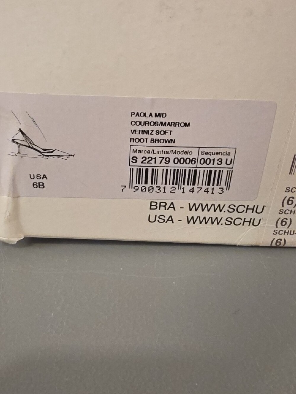 SCHUTZ women’s Patent leather Slingback Pump in Brown size 6. New in box - Picture 7 of 10